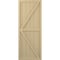 Ekena Millwork Americraft 6-Board Wood 2 Equal Panel Frmd Board-n-Batten Shutters w/Dbl Z-Bar, ARW102BF621X77NTH, PR ARW102BF621X77NTH - alternate 8